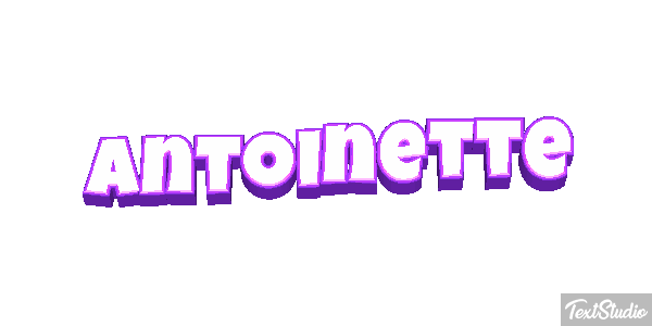 Antoinette Efecto de texto