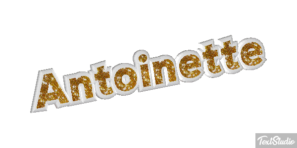 Antoinette Efecto de texto