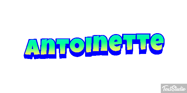 Antoinette Efecto de texto
