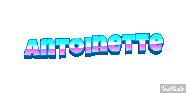 Antoinette Efecto de texto