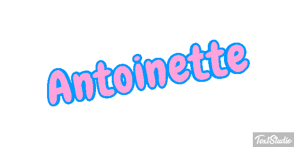 Antoinette Efecto de texto