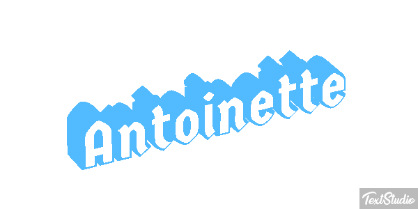 Antoinette Efecto de texto