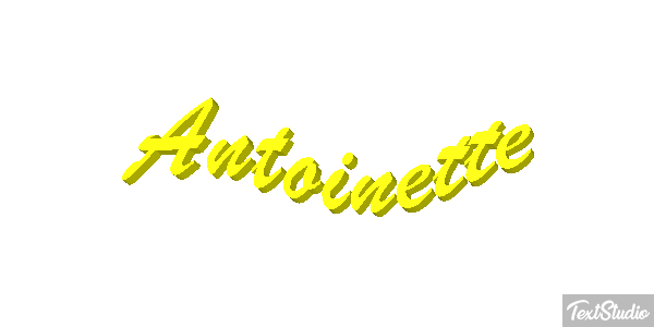 Antoinette Efecto de texto