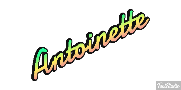 Antoinette Efecto de texto