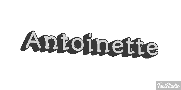Antoinette Efecto de texto