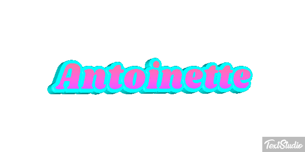 Antoinette Efecto de texto