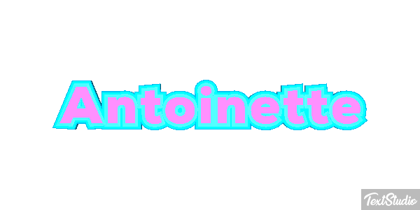 Antoinette Efecto de texto