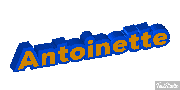 Antoinette Efecto de texto