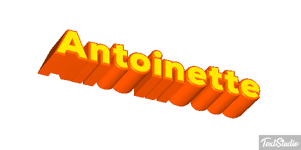 Antoinette Efecto de texto