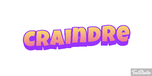 Craindre Effetto testo