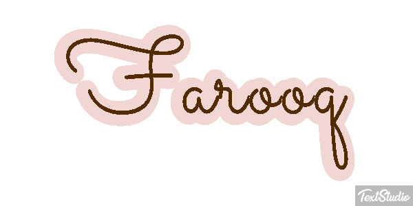 Farooq Text effect
