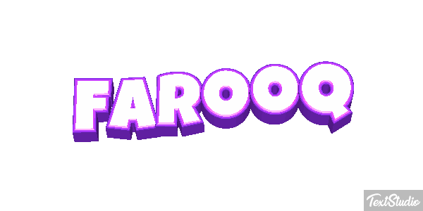 Farooq Text effect