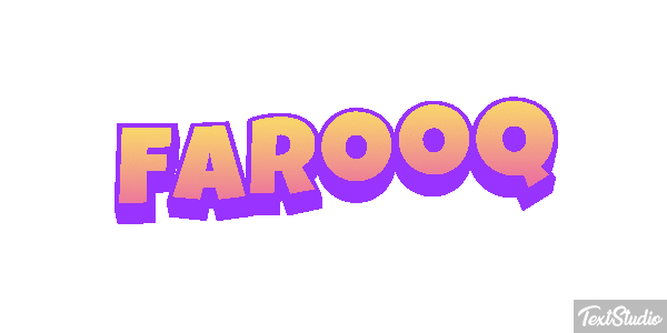 Farooq Text effect