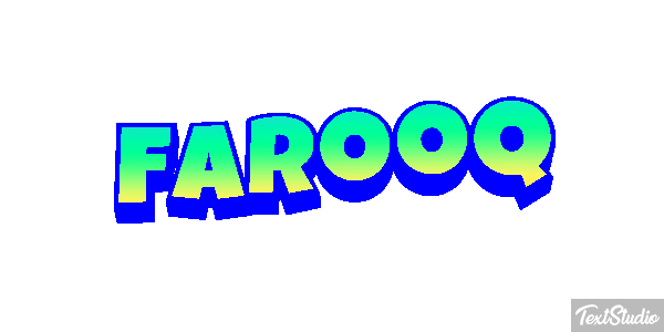 Farooq Text effect