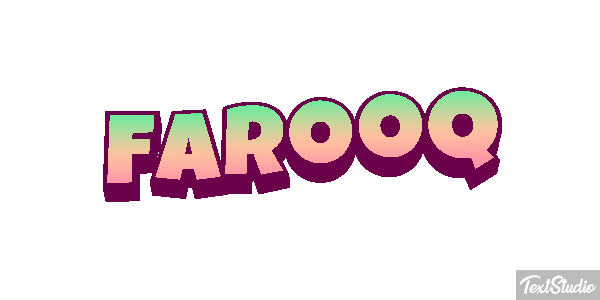 Farooq Text effect
