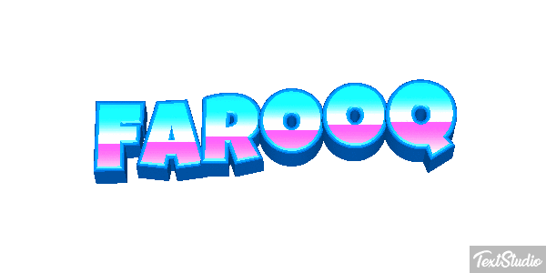 Farooq Text effect