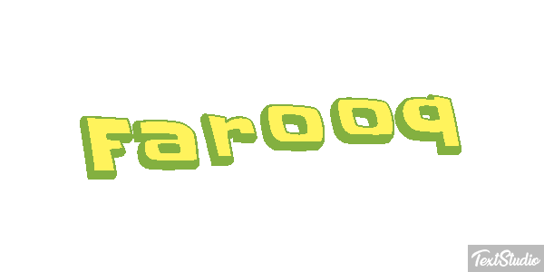 Farooq Text effect