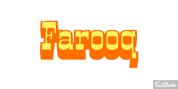Farooq Text effect