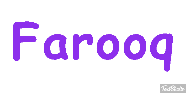 Farooq Text effect