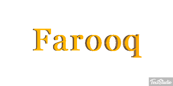 Farooq Text effect