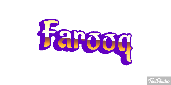 Farooq Text effect