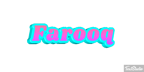Farooq Text effect