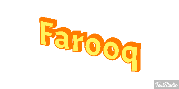 Farooq Text effect
