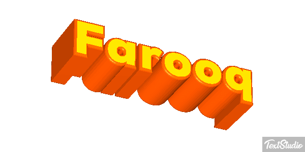 Farooq Text effect