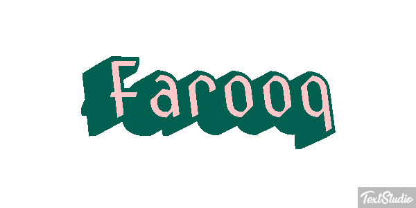 Farooq Text effect