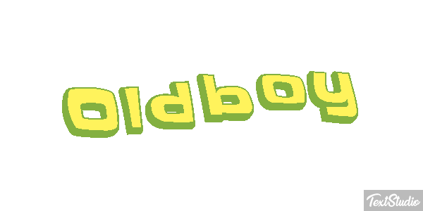 Oldboy Efekt tekstowy