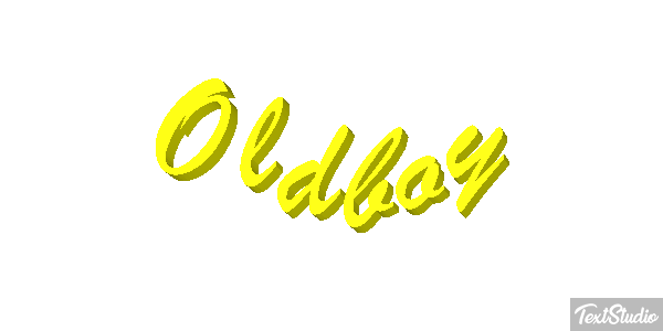Oldboy Efekt tekstowy