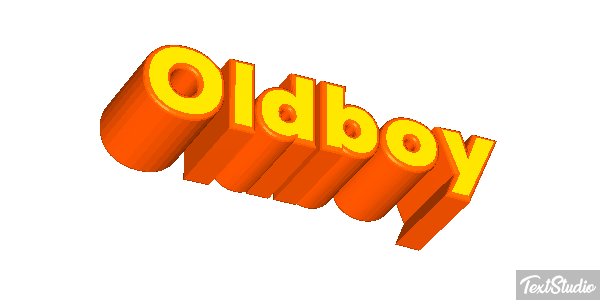 Oldboy Efekt tekstowy