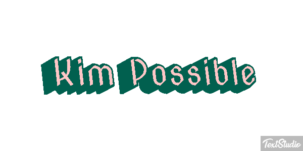 Kim Possible Tekst effect