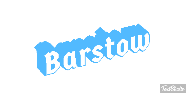 Barstow Effet de texte