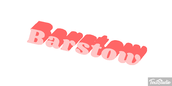 Barstow Effet de texte