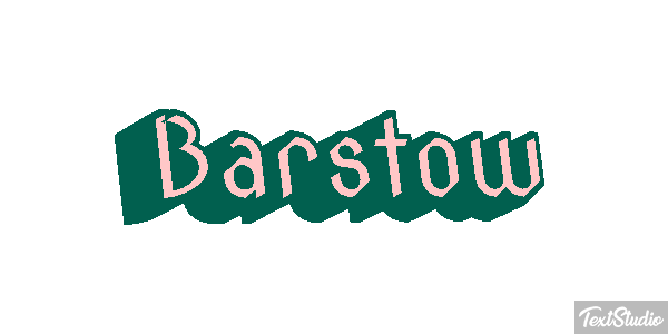 Barstow Effet de texte