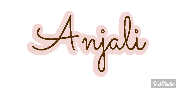 Anjali Effetto testo