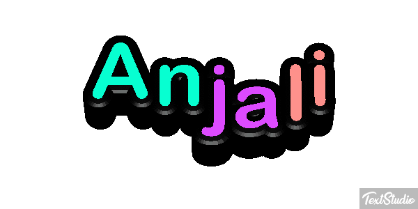 Anjali Effetto testo