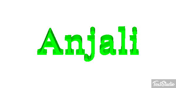 Anjali Effetto testo