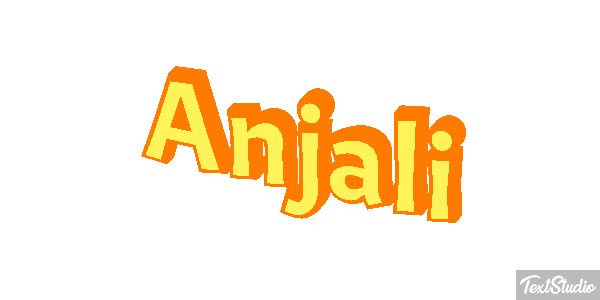 Anjali Effetto testo