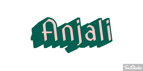 Anjali Effetto testo