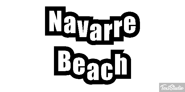 Navarre Beach Effetto testo