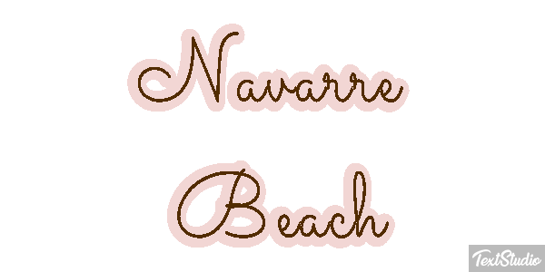 Navarre Beach Effetto testo