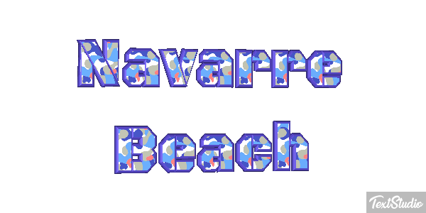 Navarre Beach Effetto testo