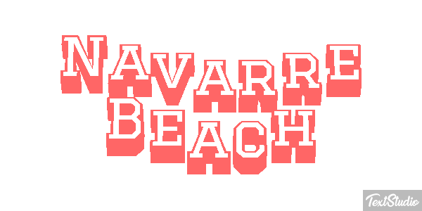 Navarre Beach Effetto testo