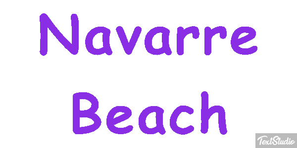 Navarre Beach Effetto testo