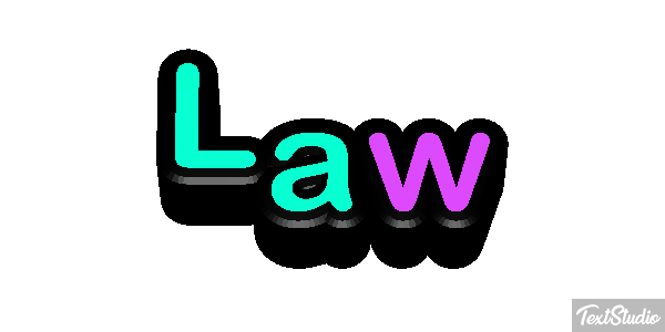 Law Text effect