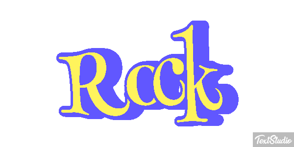 Rock Metin efekti