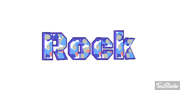 Rock Metin efekti