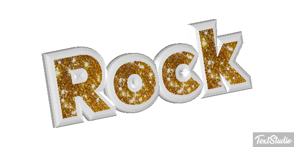 Rock Metin efekti
